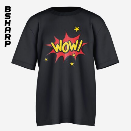 تیشرت طرح WOW! - Image 3