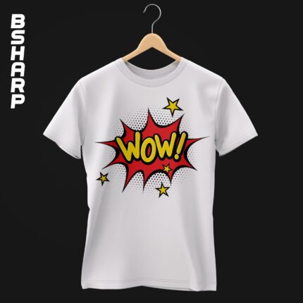 تیشرت طرح WOW! - Image 2