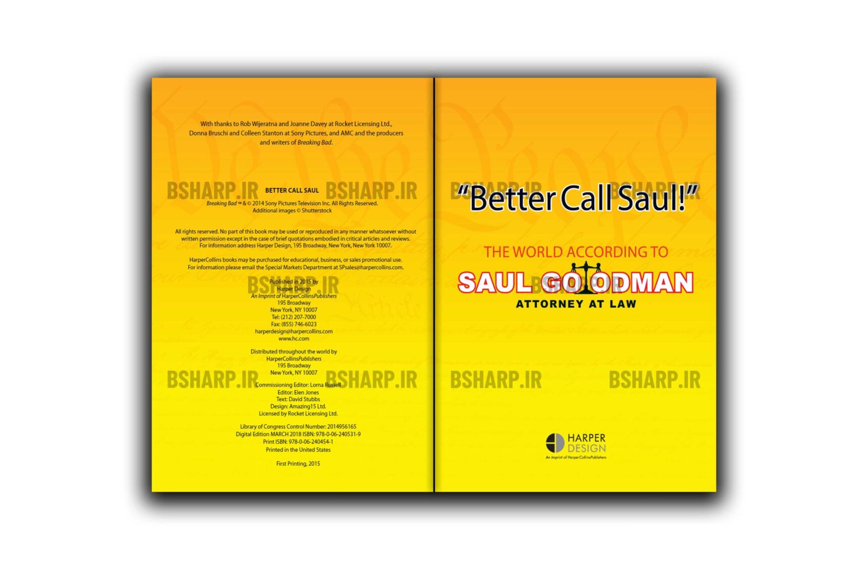 کتاب The World According to Saul Goodman 4 Book - The World According to Saul Goodman - Sample 04