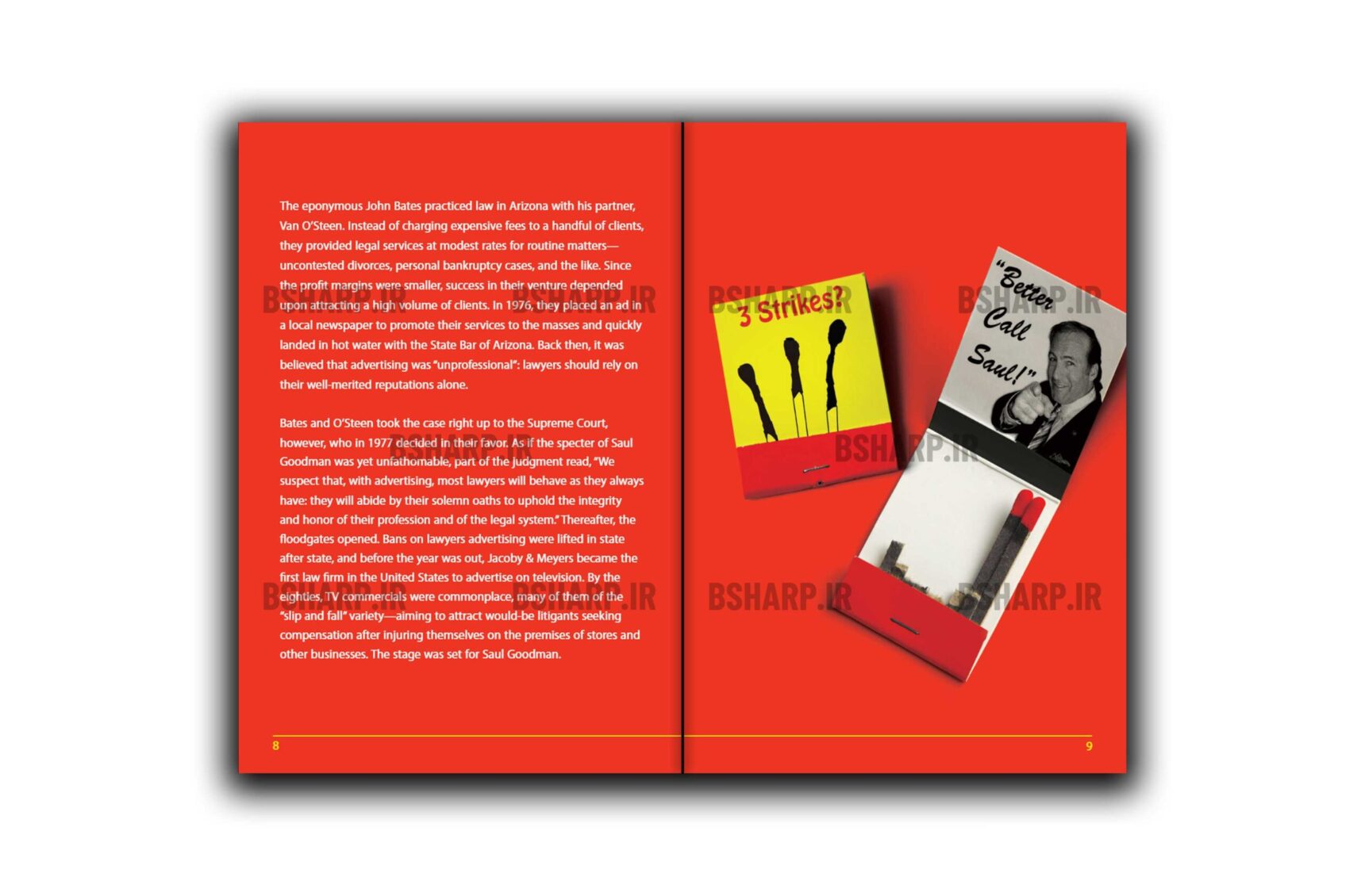 کتاب The World According to Saul Goodman 6 Book - The World According to Saul Goodman - Sample 06