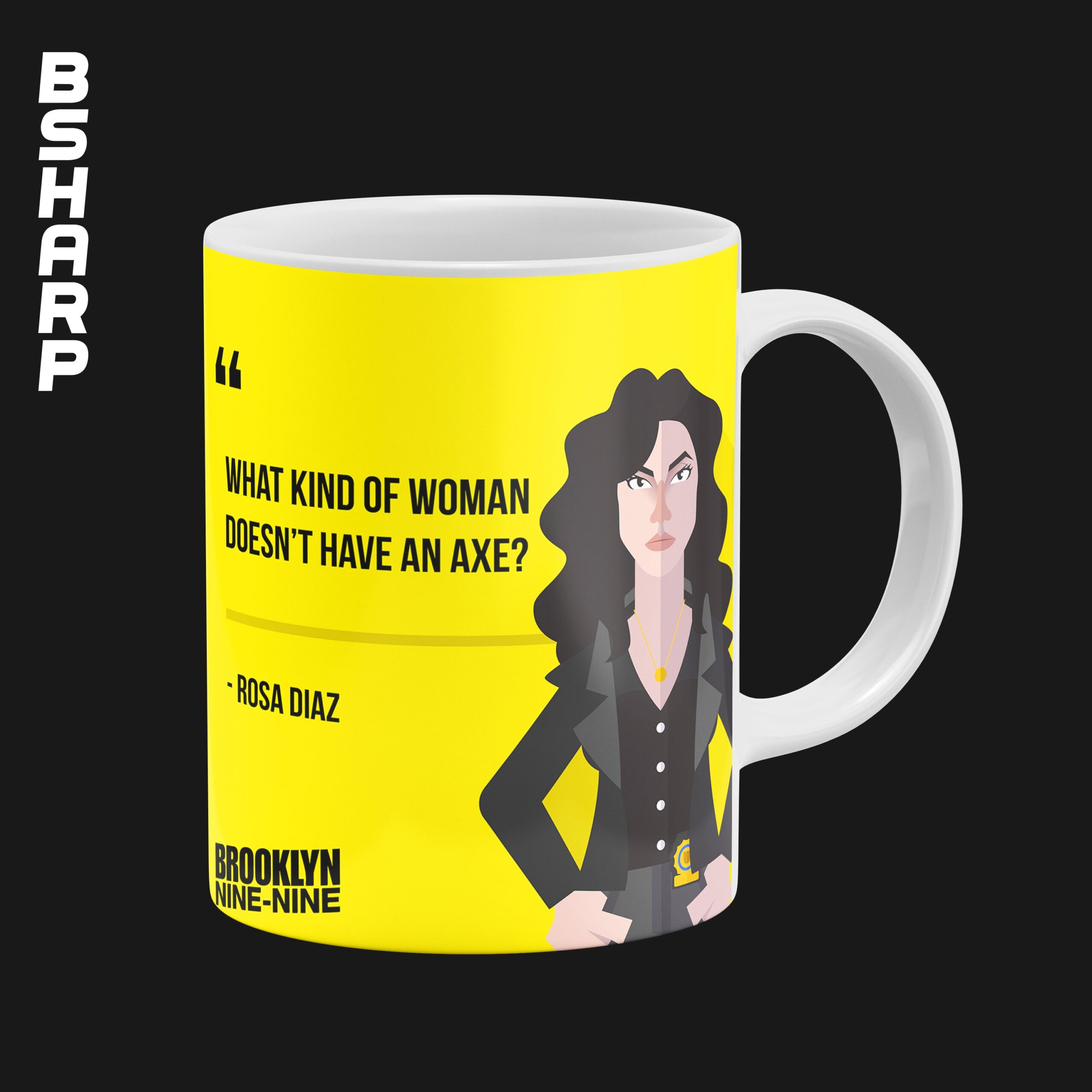 ماگ Brooklyn Nine Nine طرح Axe