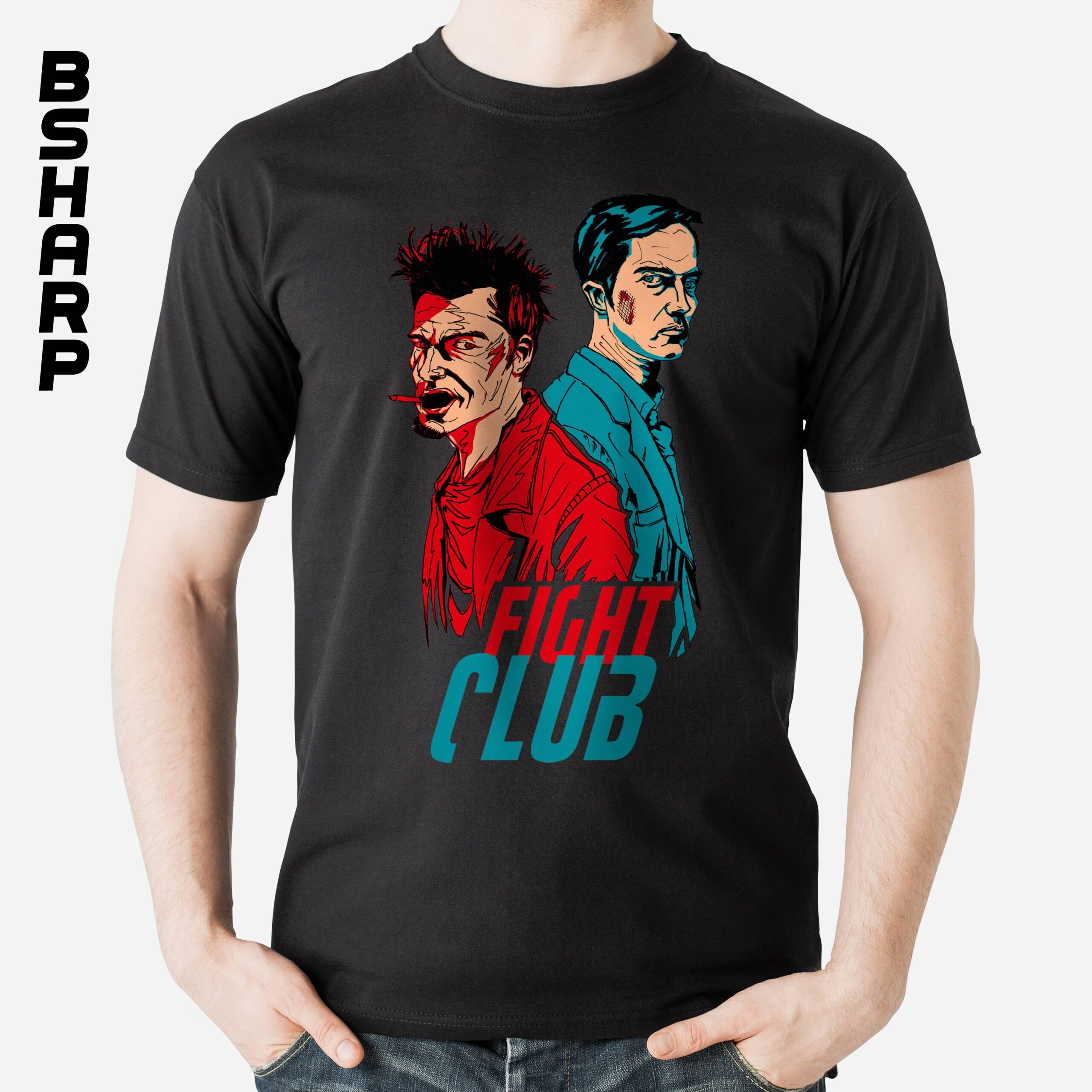 تیشرت Fight Club طرح Tyler & Tyler