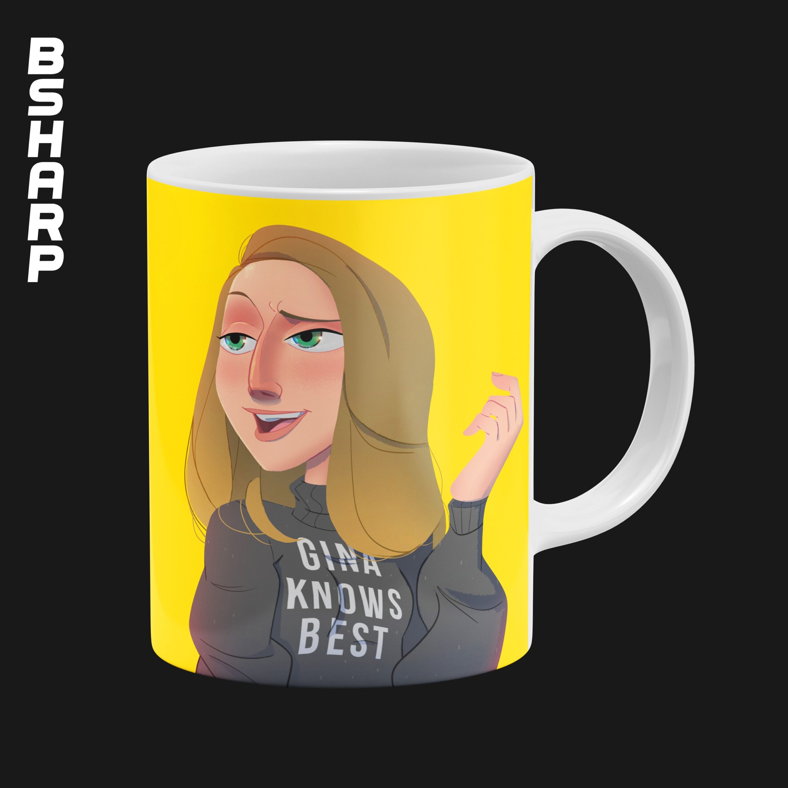 ماگ Brooklyn Nine Nine طرح Gina Linetti