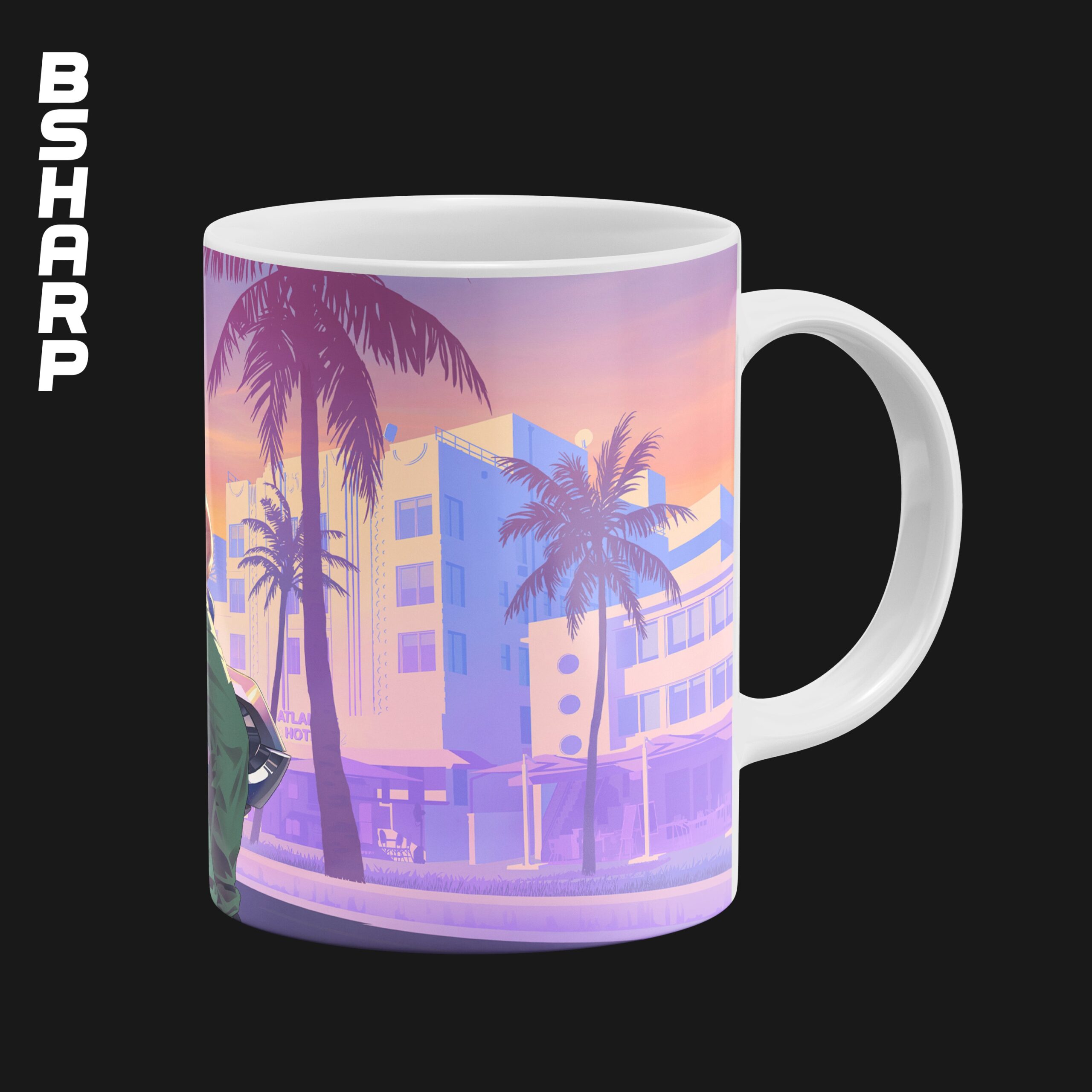 ماگ GTA طرح قاب