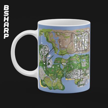 ماگ GTA طرح نقشه - Image 2