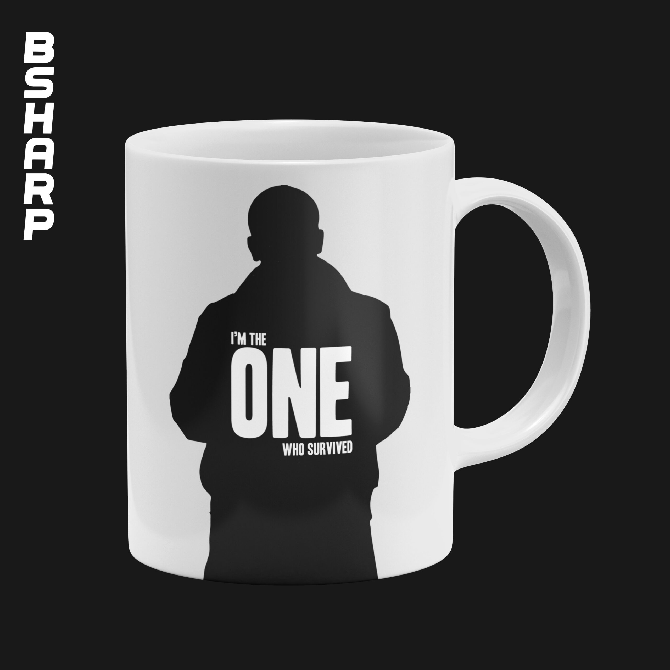 GTA - Mug - Code 00714 - Right View ماگ GTA طرح Survived - Image 1