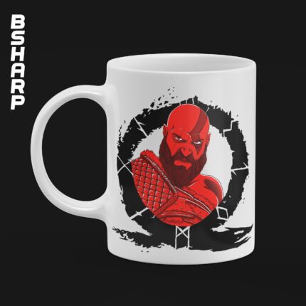ماگ God of War طرح RED - Image 2
