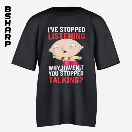 تیشرت Family Guy طرح Stop Talking - Image 3