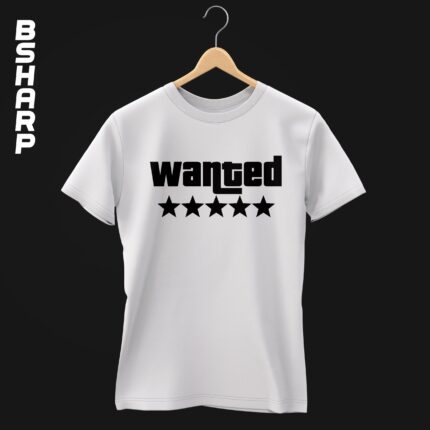 تیشرت GTA طرح Wanted - Image 2