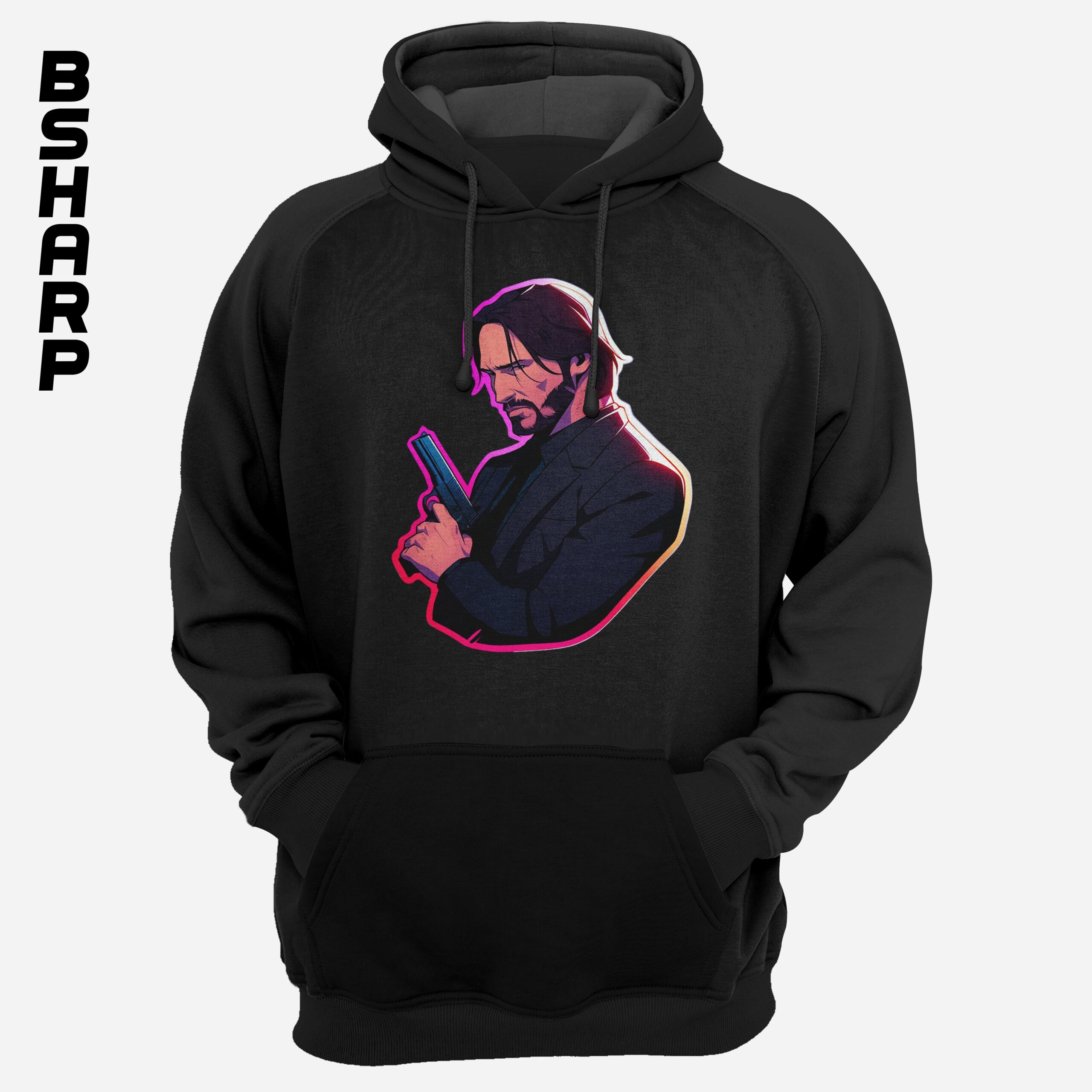 هودی John Wick طرح نئون