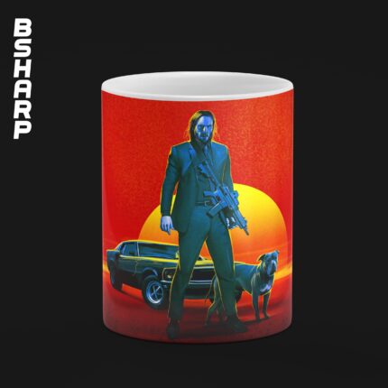 ماگ John Wick طرح غروب - Image 2
