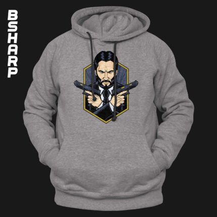 هودی John Wick طرح Guns - Image 3