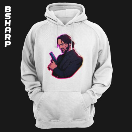 هودی John Wick طرح نئون - Image 2