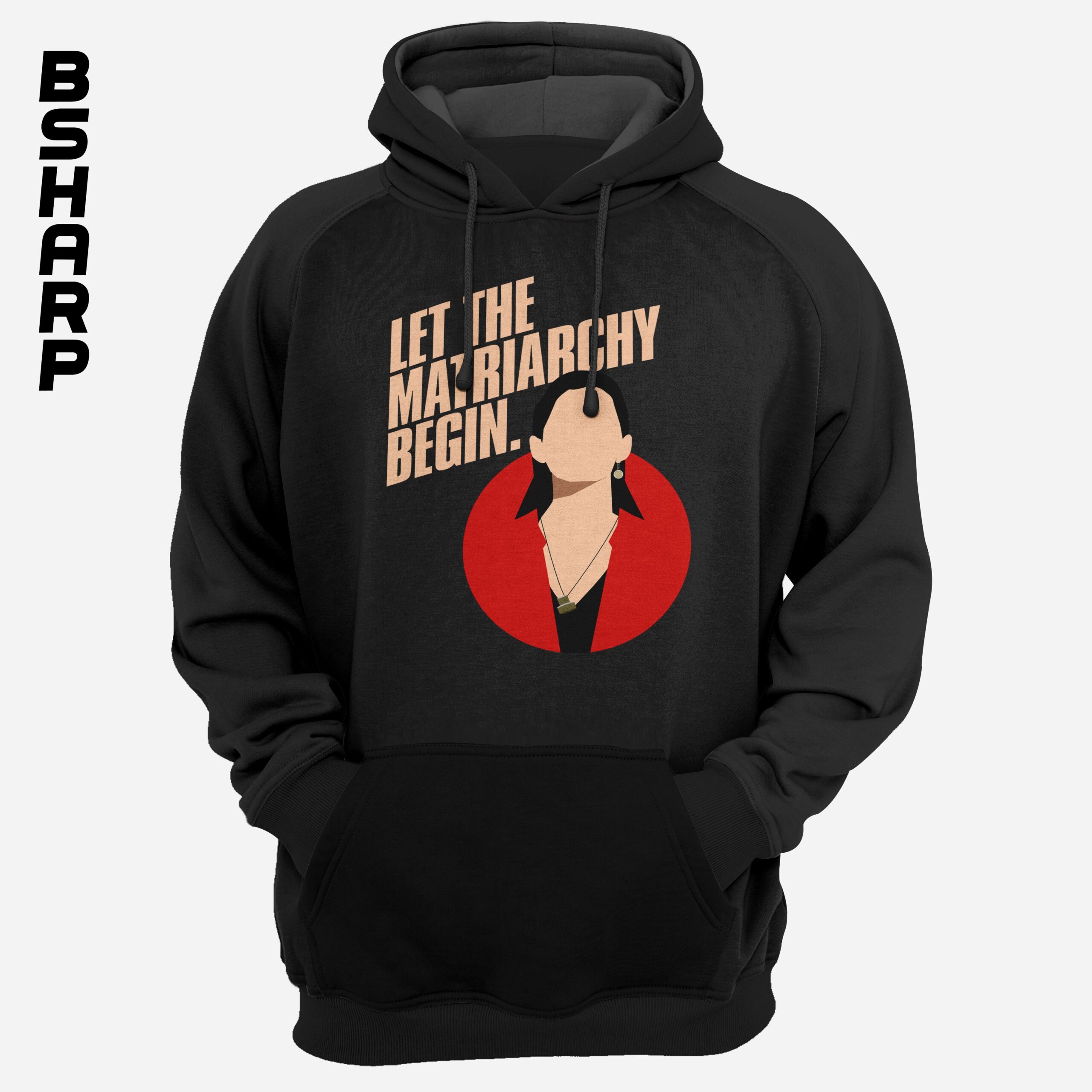 Black Hoodie - Money Heist - Code 862 هودی Money Heist طرح Matriarchy - Image 1