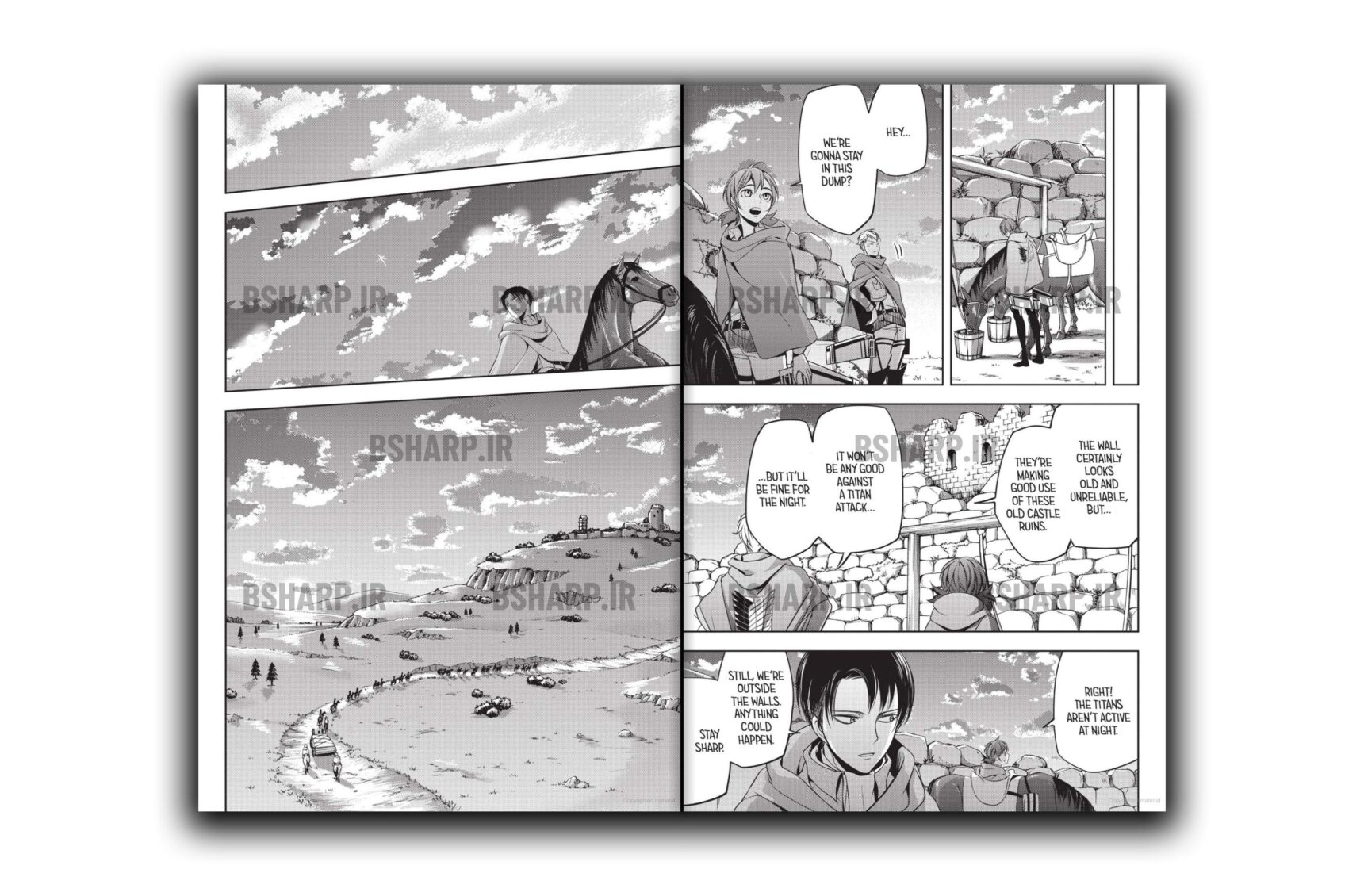 Book - Attack on Titan No Regrets Vol2 - Sample 03