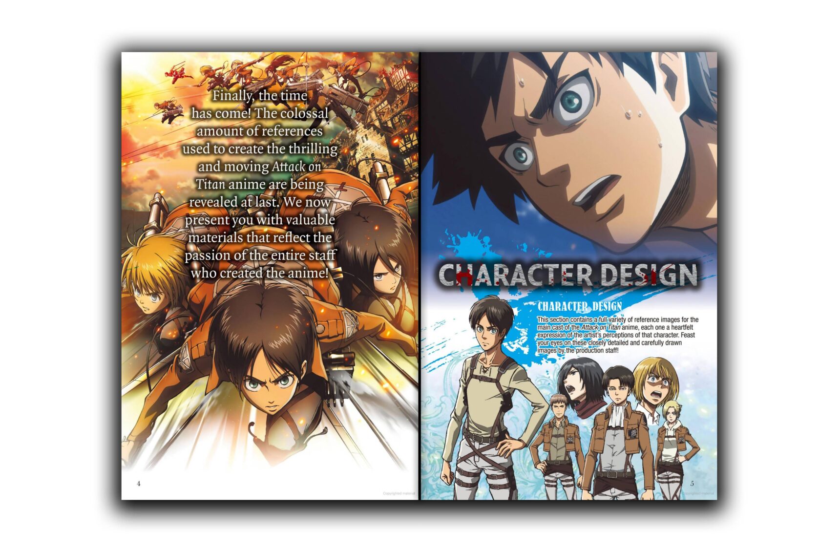 کتاب Attack on Titan The Anime Guide 1 Book - Attack on Titan The Anime Guide - Sample 01