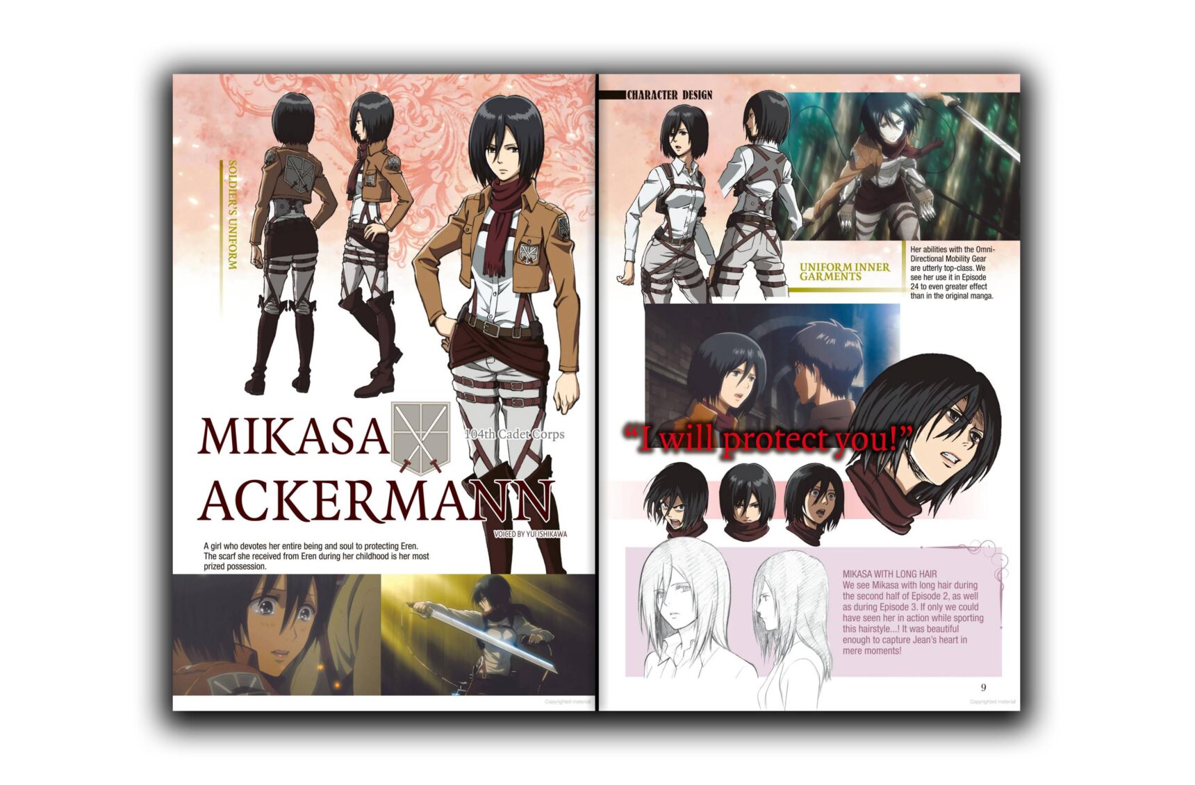 کتاب Attack on Titan The Anime Guide 3 Book - Attack on Titan The Anime Guide - Sample 03