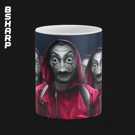 ماگ Money Heist طرح ماسک - تصویر 2