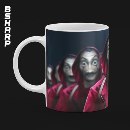 ماگ Money Heist طرح ماسک - تصویر 3