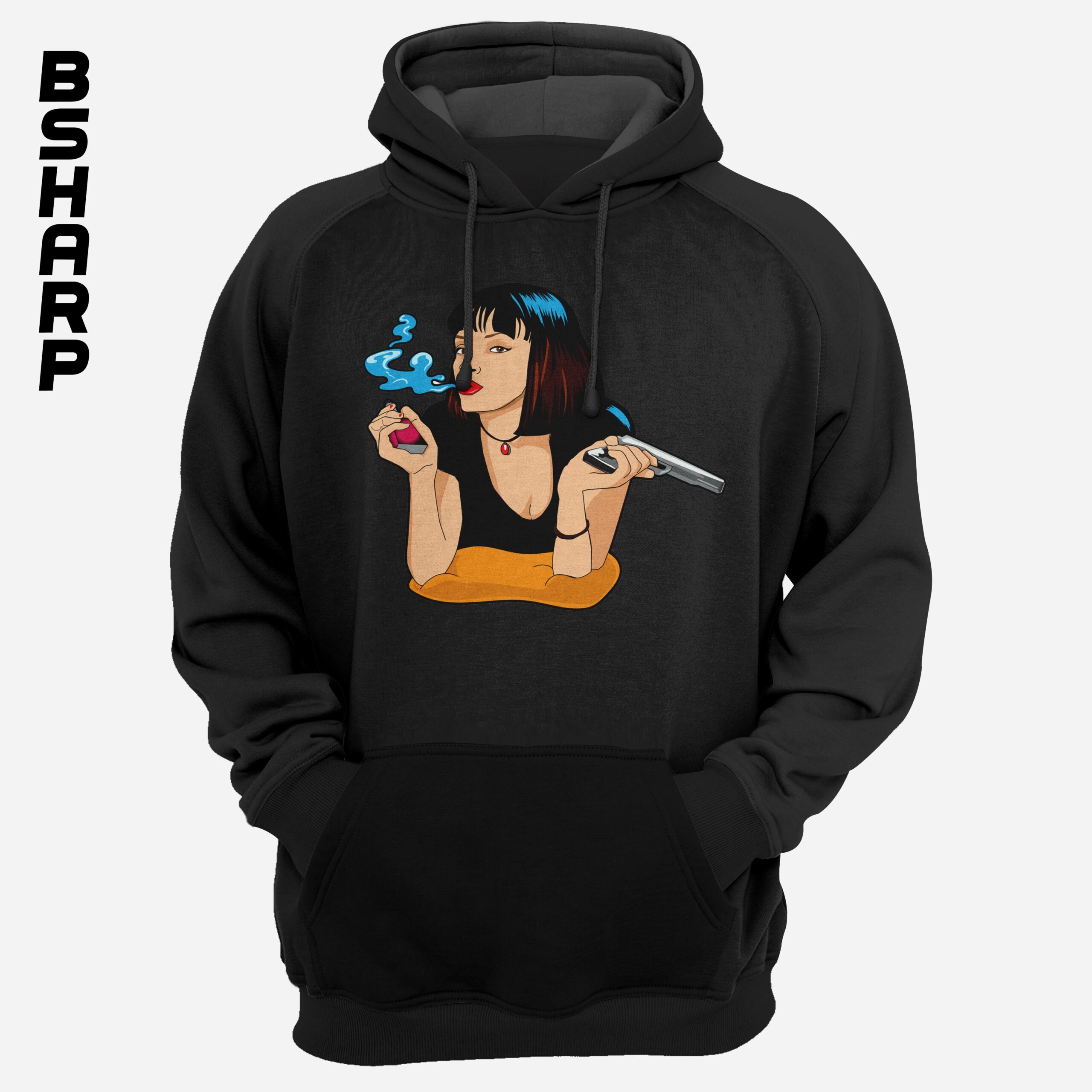 هودی Pulp Fiction طرح کارتونی