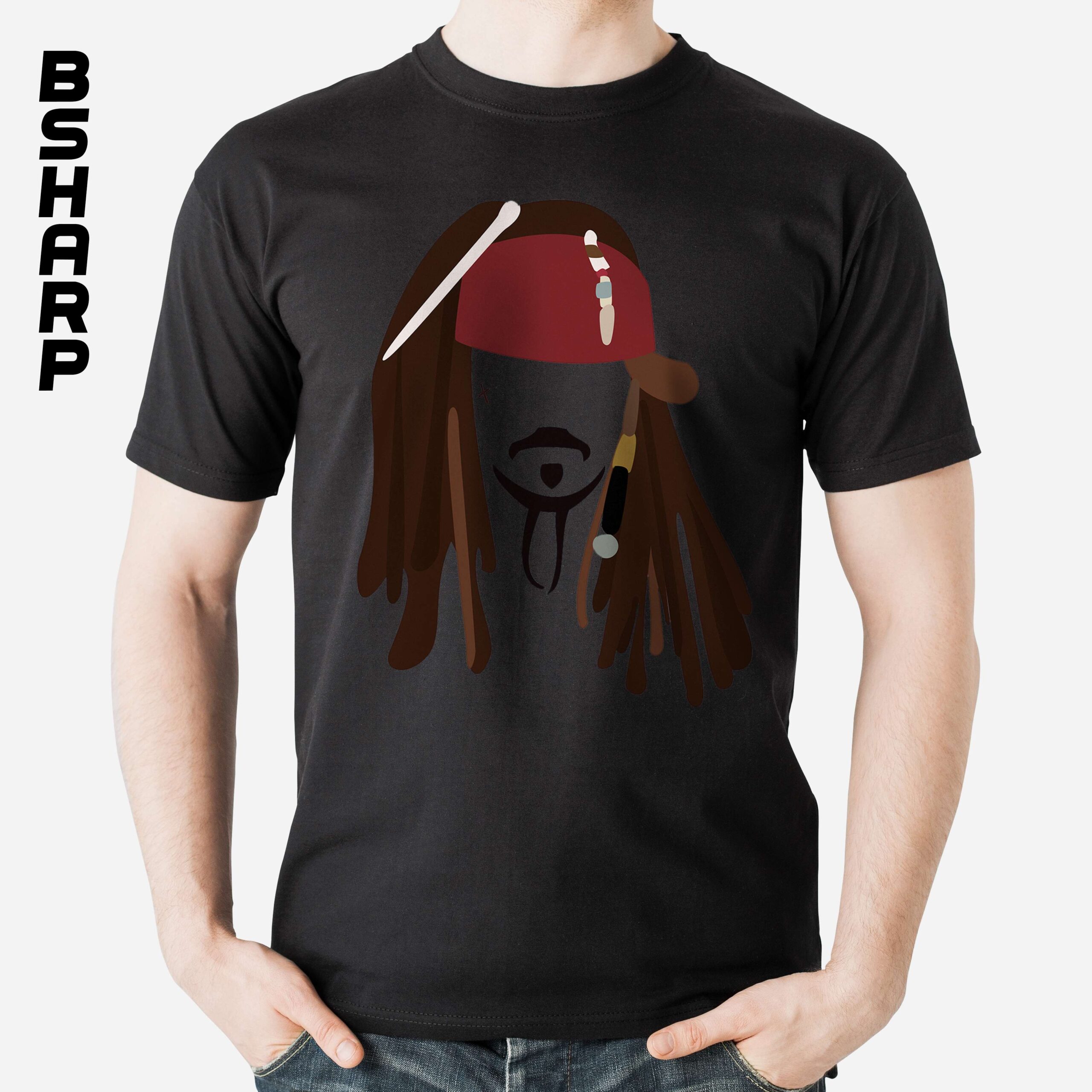 تیشرت Pirates of the Caribbean طرح No Face