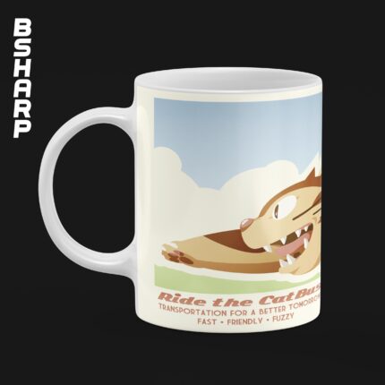 ماگ My Neighbor Totoro طرح Cat Bus - Image 3
