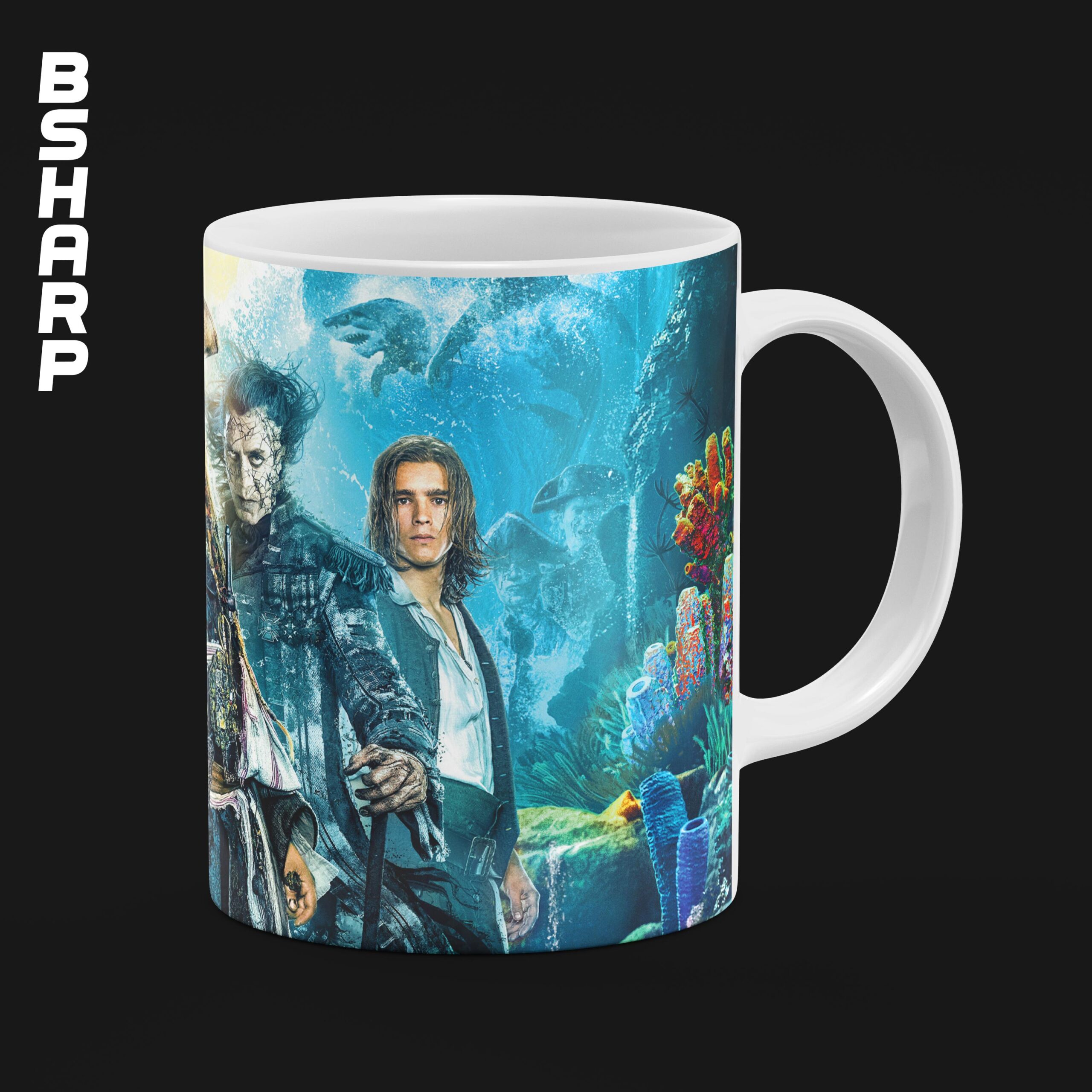 Pirates of the Caribbean - Mug - Code 00762 - Right View ماگ Pirates of the Caribbean طرح کاور - Image 1