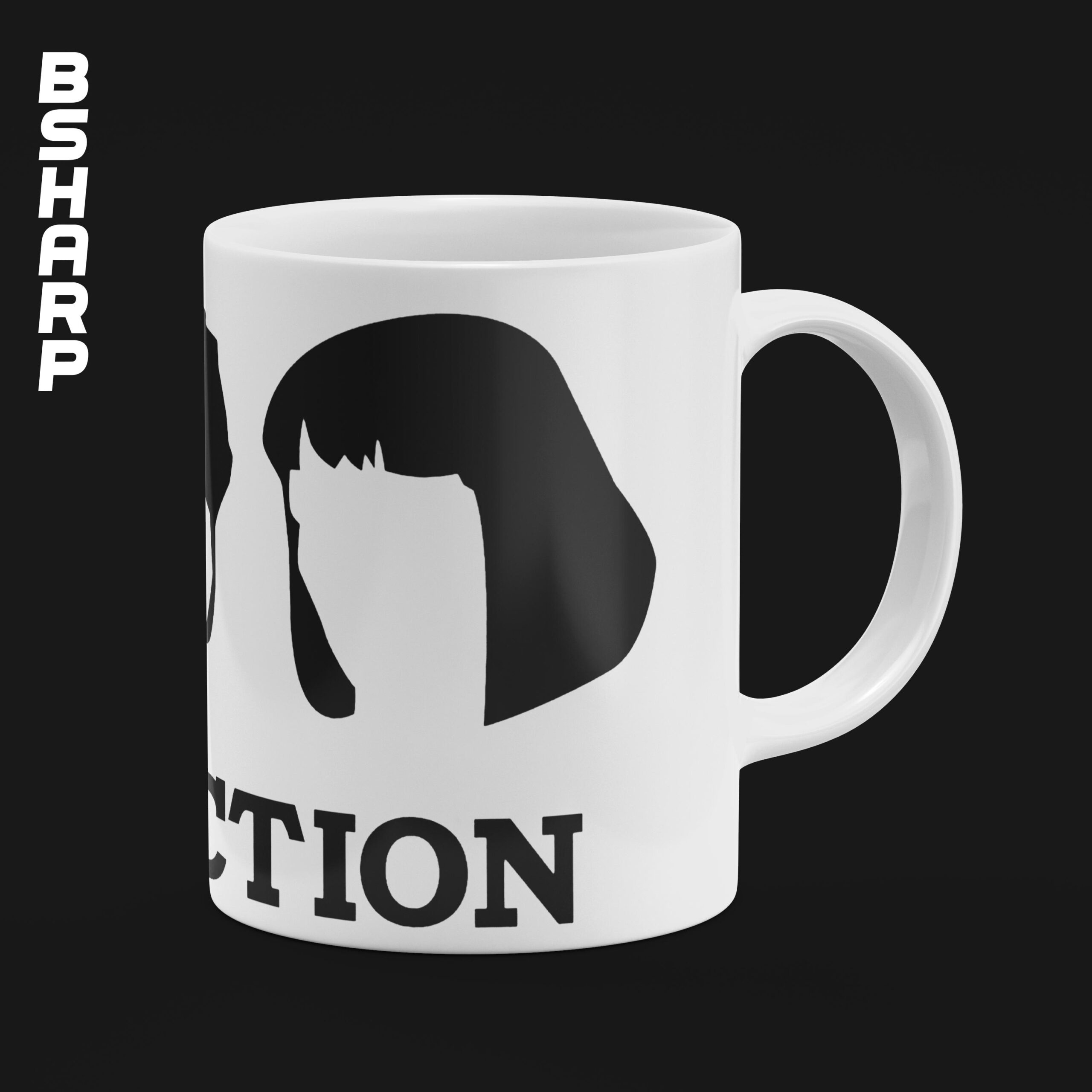 Pulp Fiction - Mug - Code 00773 - Right View ماگ Pulp Fiction طرح Faces - Image 1