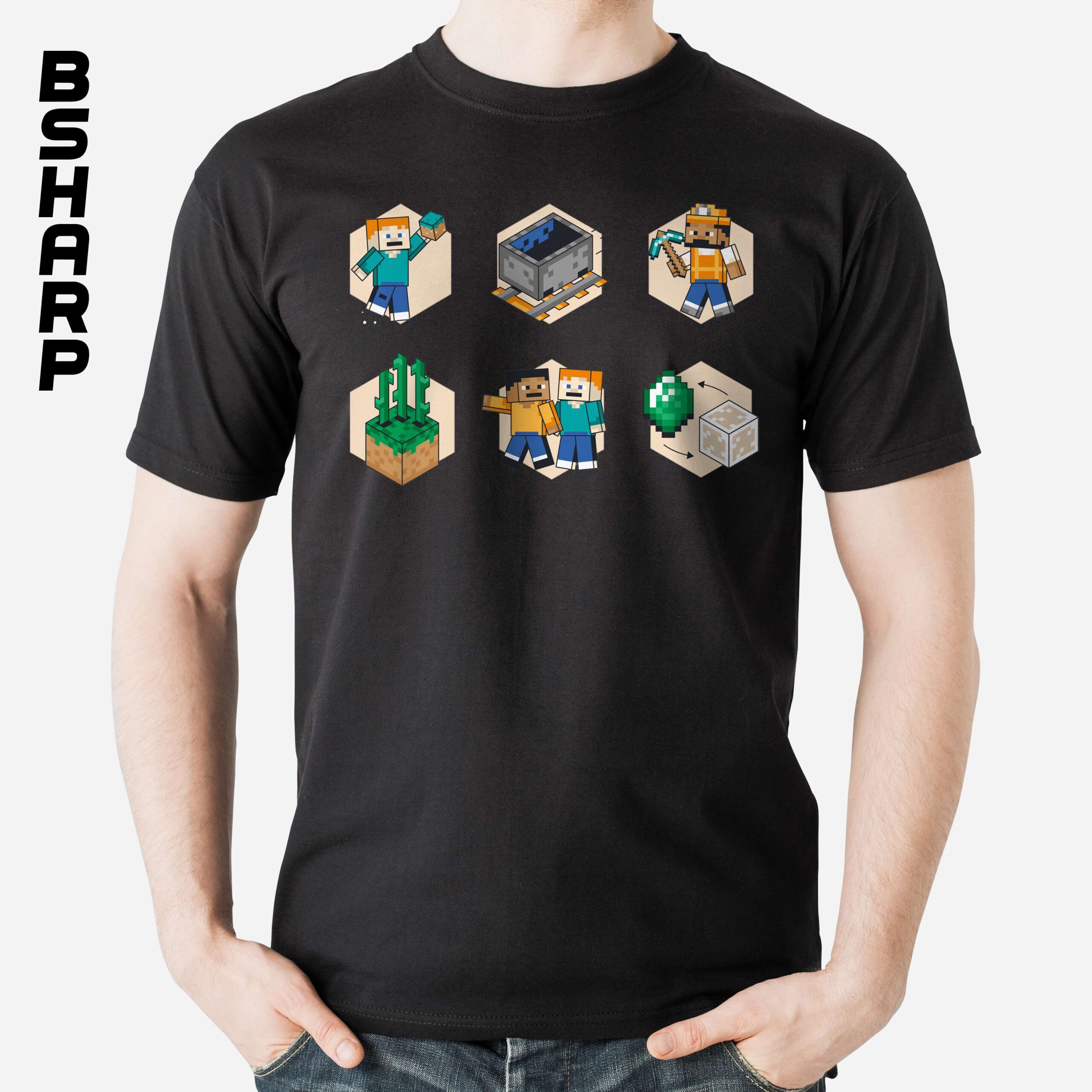 تیشرت Minecraft طرح شماره 14