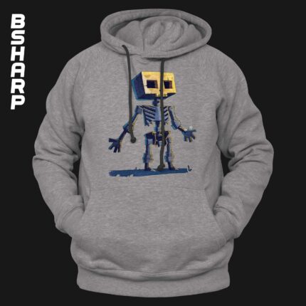 هودی Minecraft طرح اسکلت 2 - Image 3
