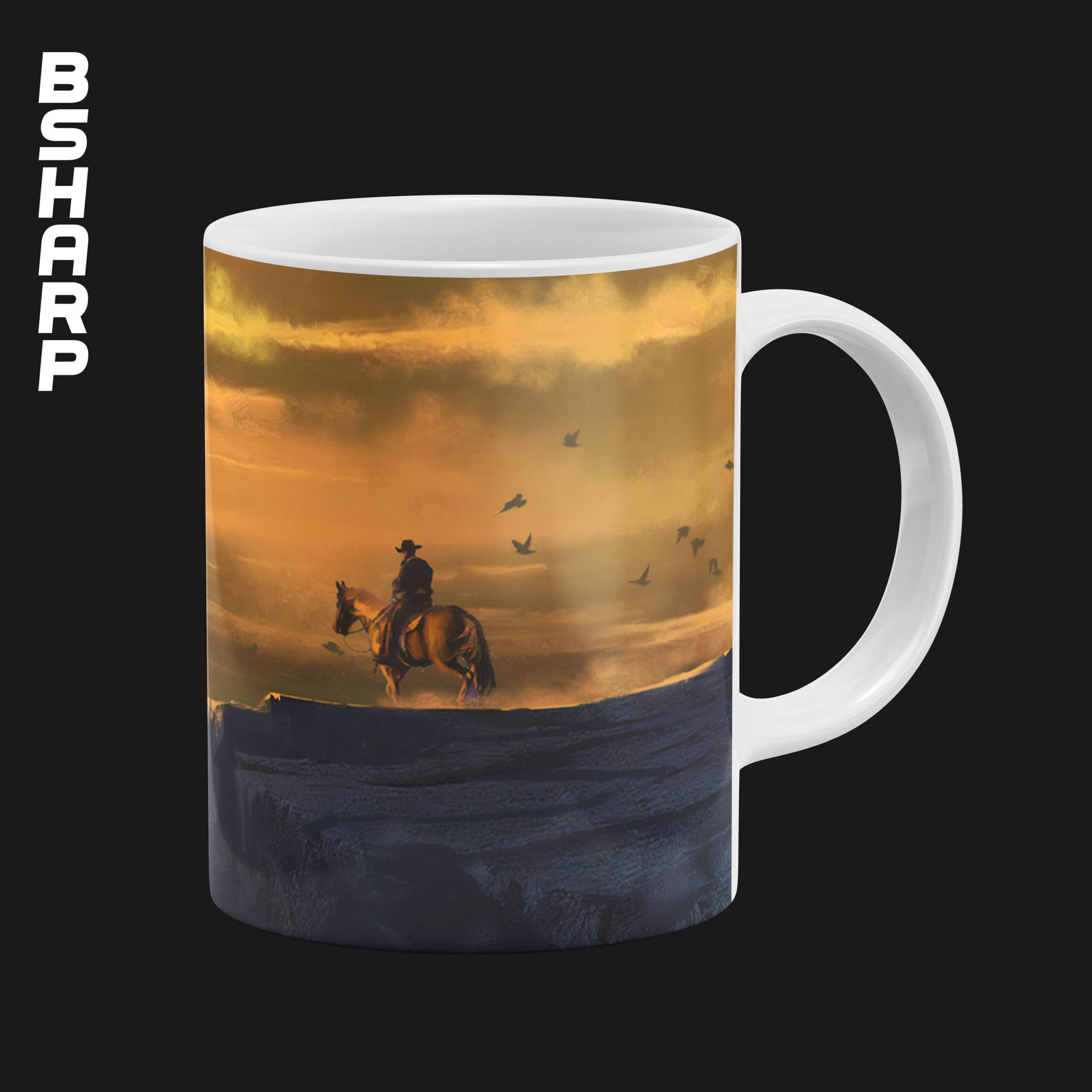 ماگ Red Dead Redemption طرح نور