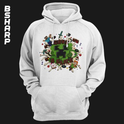 هودی Minecraft طرح Save a Slice - Image 2