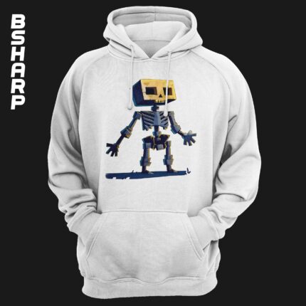 هودی Minecraft طرح اسکلت 2 - Image 2