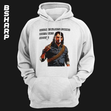 هودی Red Dead Redemption طرح Doubts And Scars - Image 2