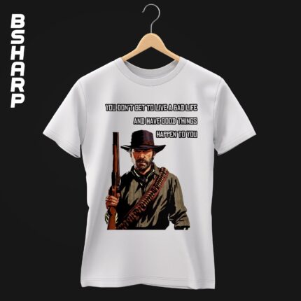 تیشرت Red Dead Redemption طرح Bad And Good - Image 2