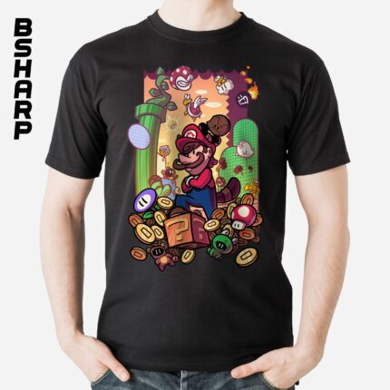 تیشرت Super Mario طرح ماجراجویی