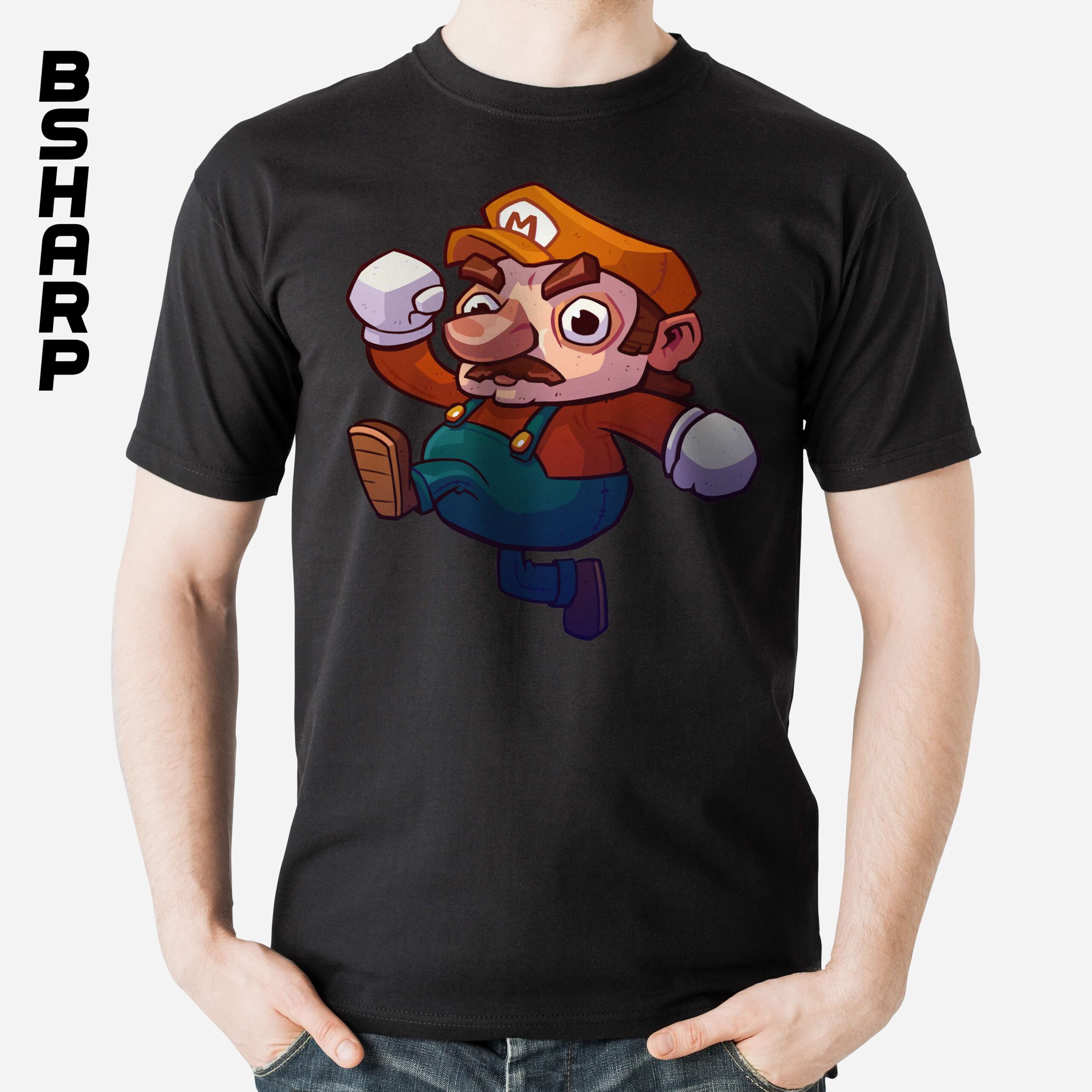 تیشرت Super Mario طرح ماریکاتور