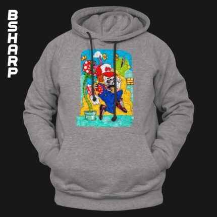 هودی Super Mario طرح زامبی - Image 3