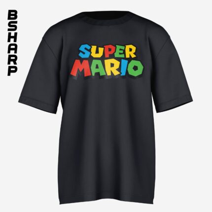تیشرت Super Mario طرح لوگو - تصویر 3