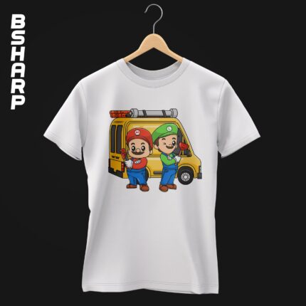 تیشرت Super Mario طرح لوله‌کش‌ها - Image 2