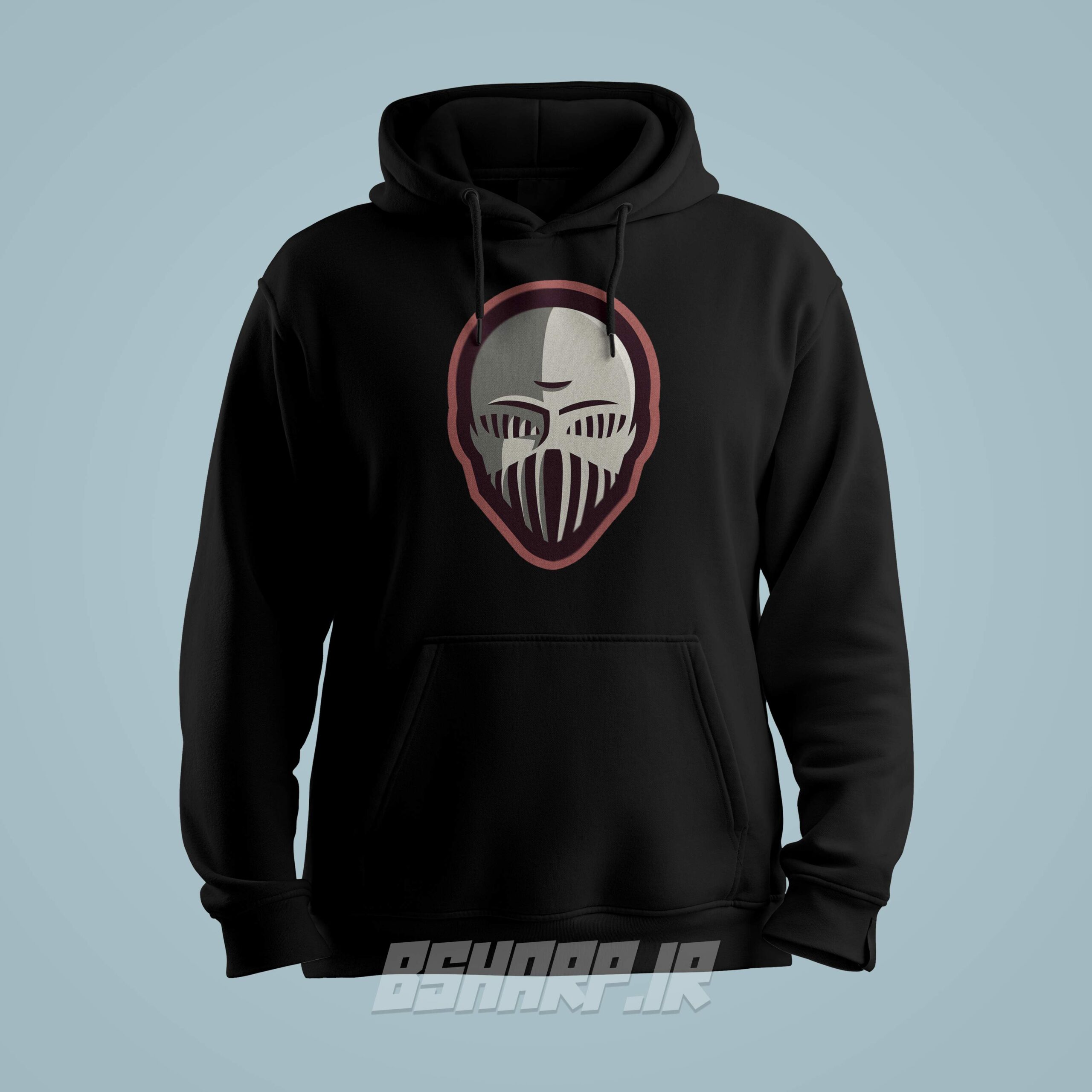 Black Hoodie - Attack on Titan - Code 1137 هودی Attack on Titan طرح وار همر - تصویر 1