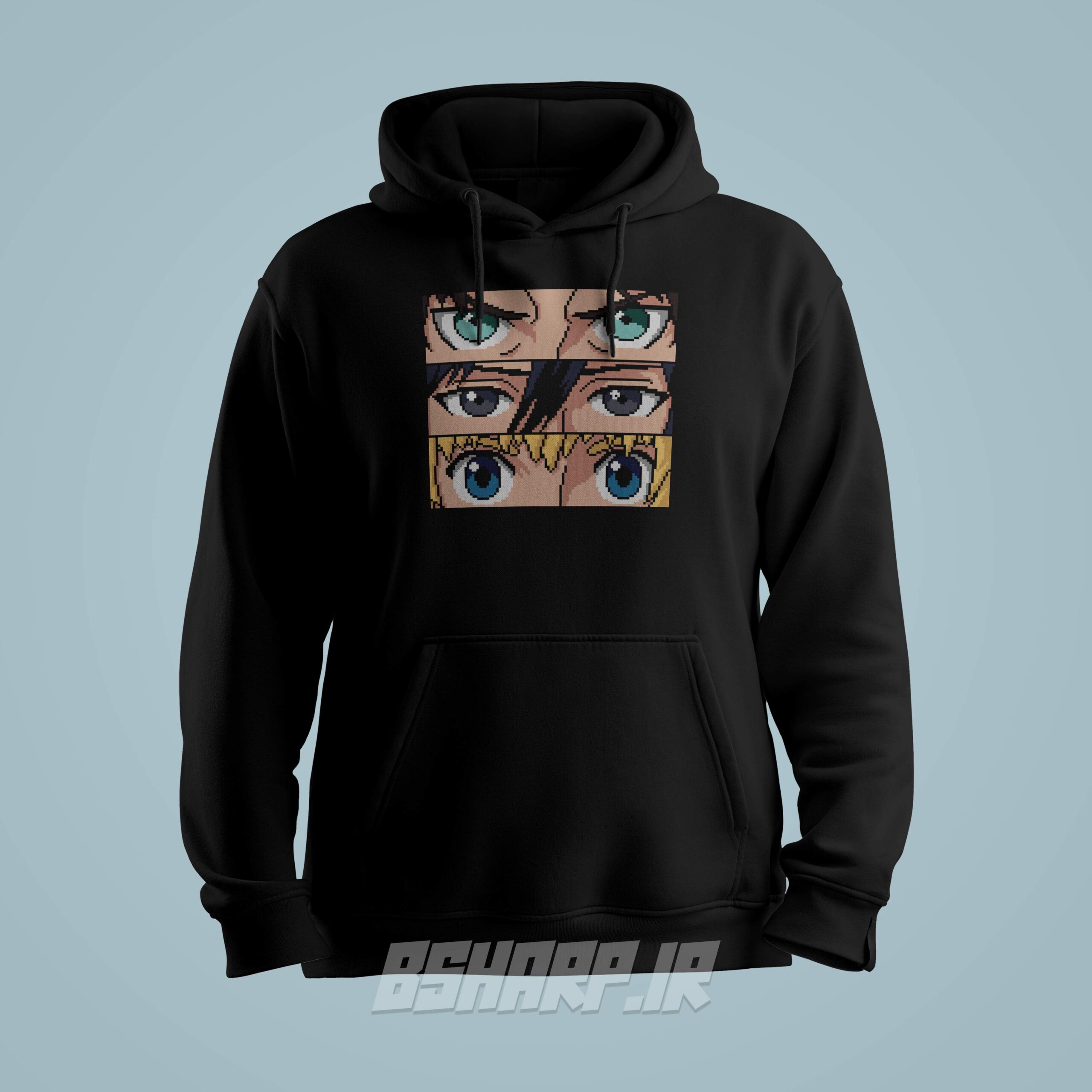 هودی Attack on Titan طرح چشم هایش