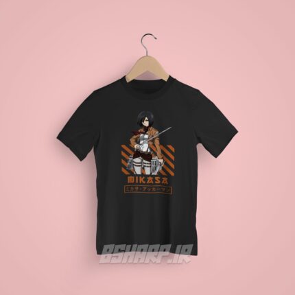 تیشرت Attack on Titan طرح Mikasa - Image 6