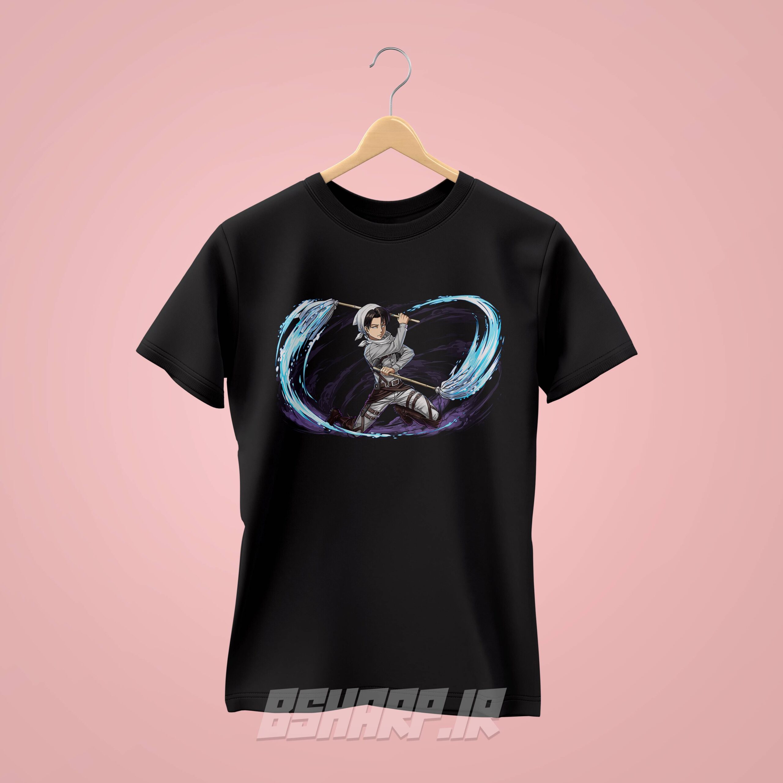 تیشرت Attack on Titan طرح Clean Levi