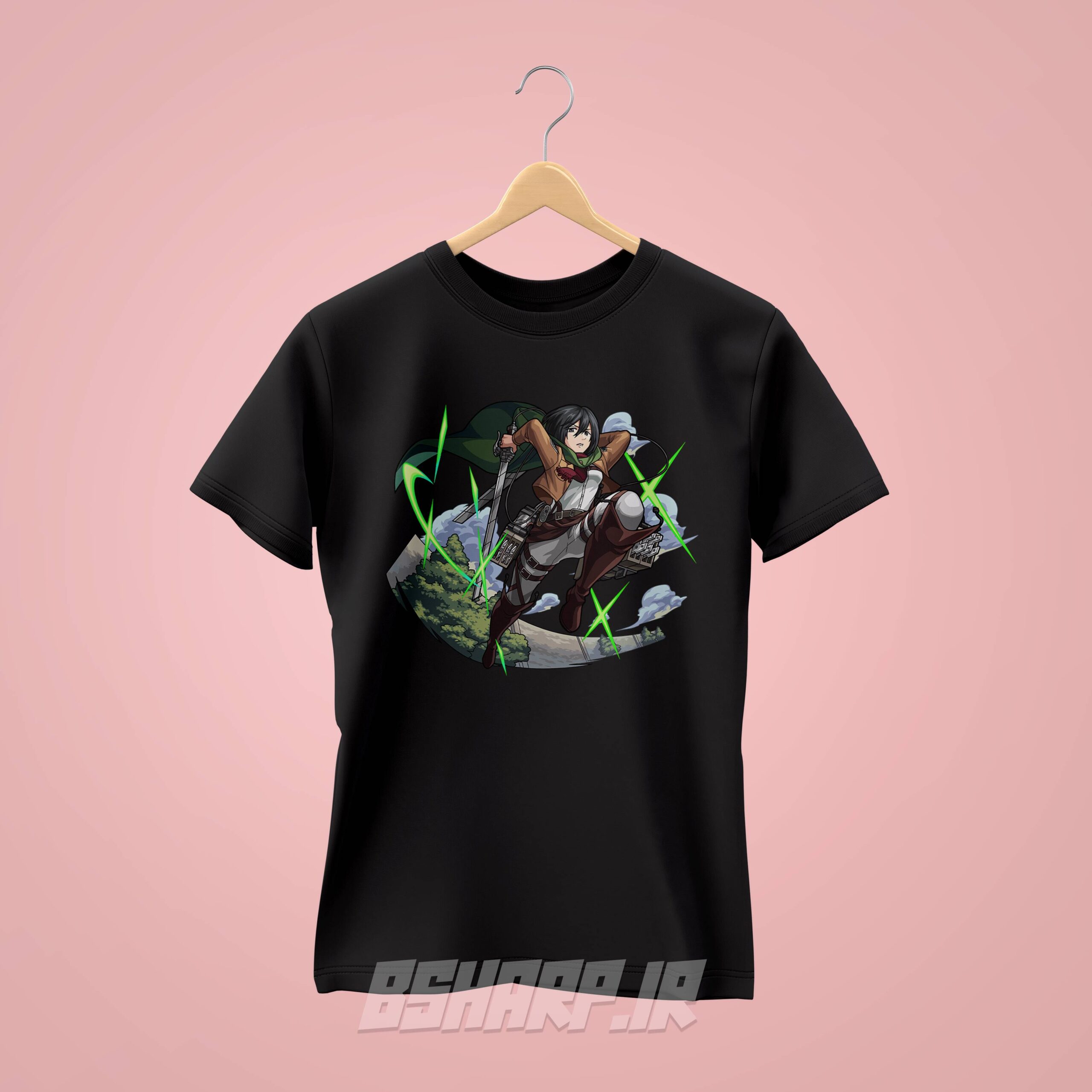 تیشرت Attack on Titan طرح میکاسا