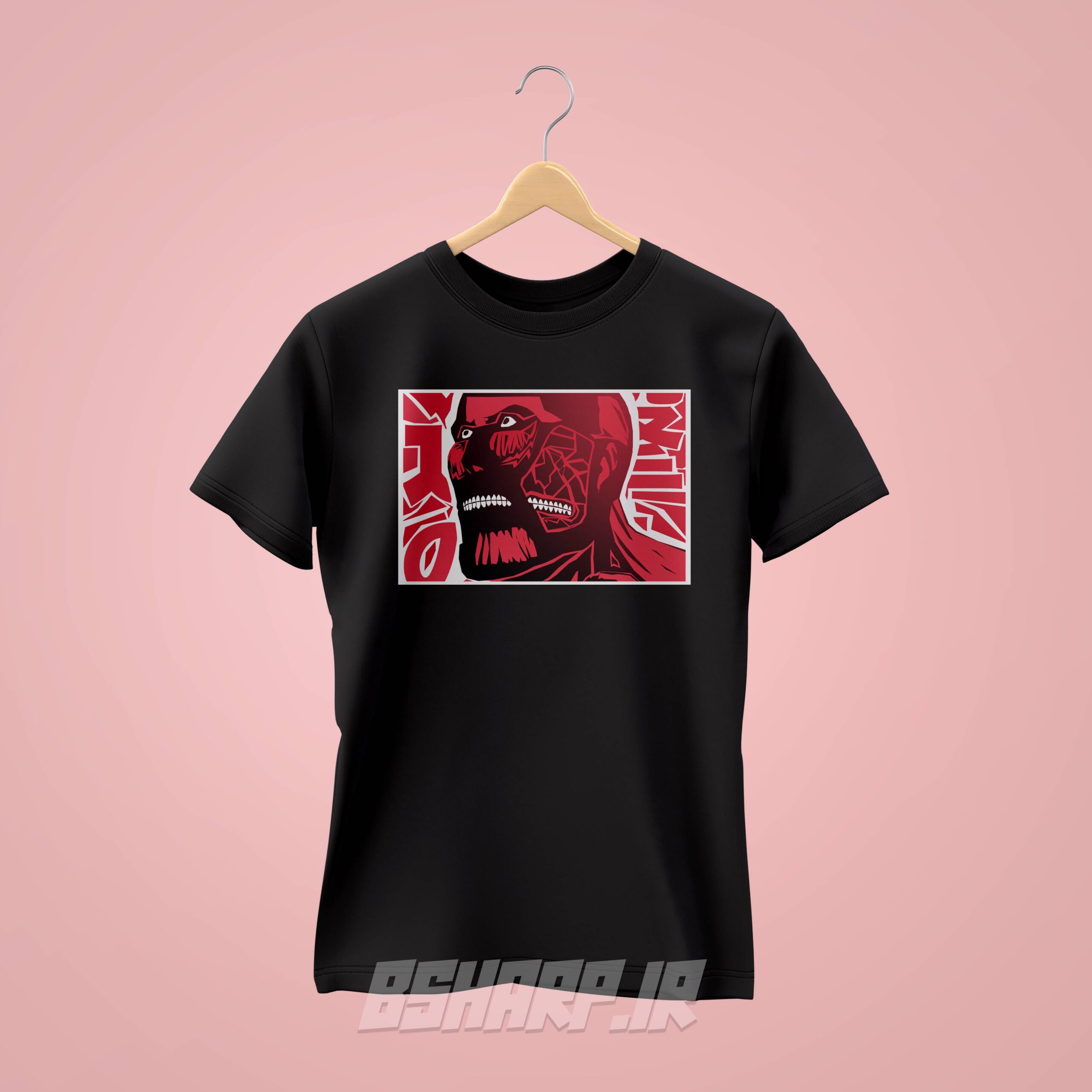 تیشرت Attack on Titan طرح کامیکی Colossus Titan