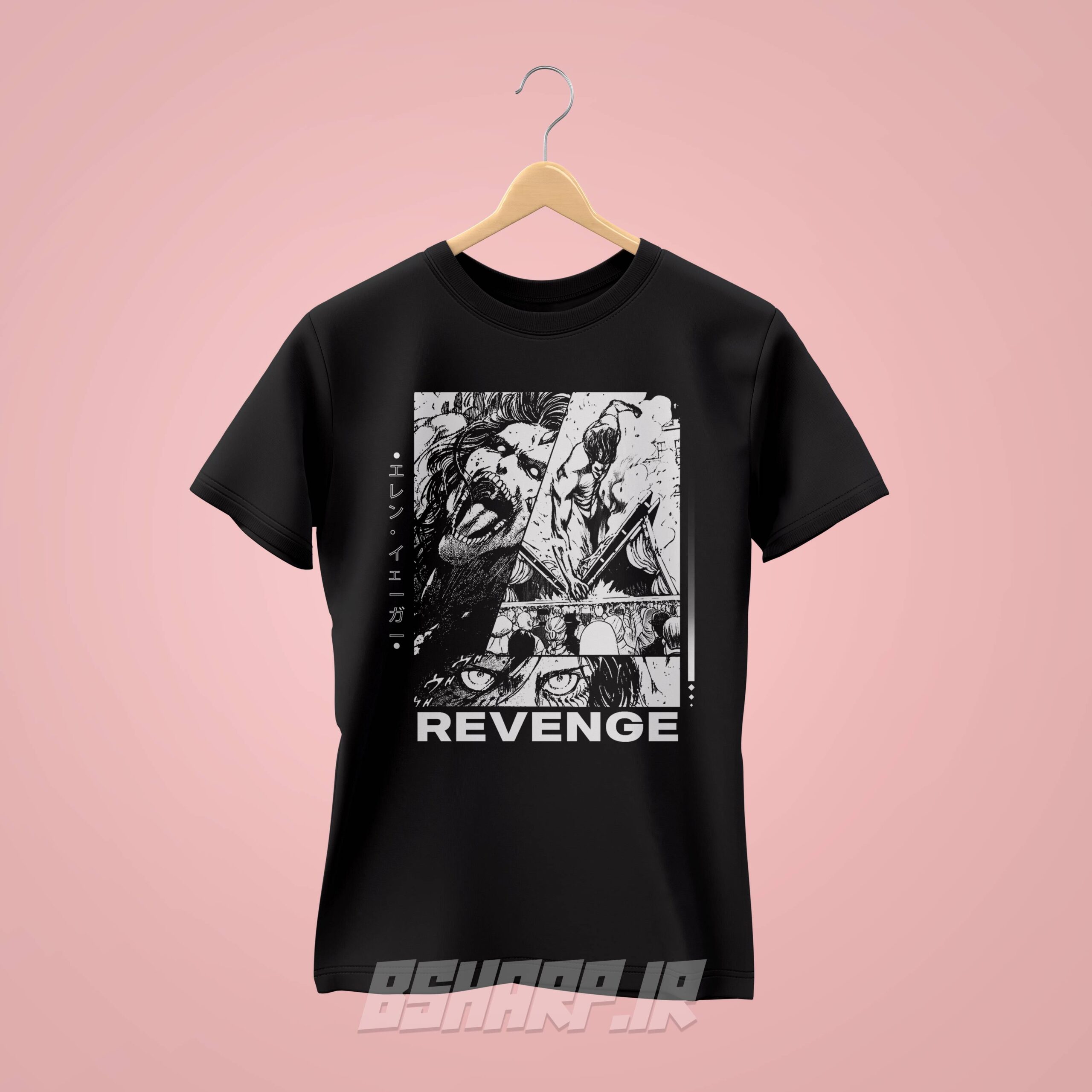 تیشرت Attack on Titan طرح Revenge