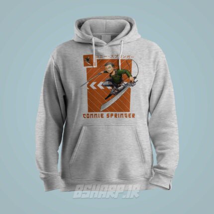 هودی Attack on Titan طرح Connie Springer - Image 3