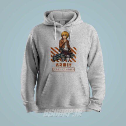 هودی Attack on Titan طرح Armin - Image 3