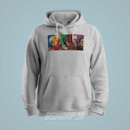 هودی Attack on Titan طرح Power - Image 3